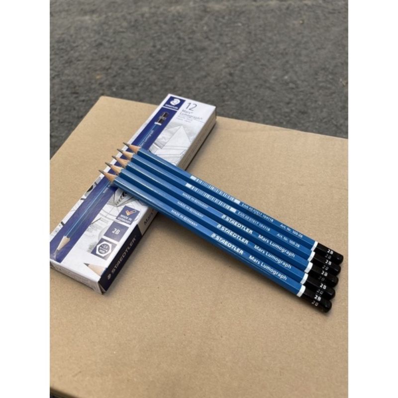Hộp 12 chiếc bút Chì Đức Steadtler xanh chính hãng