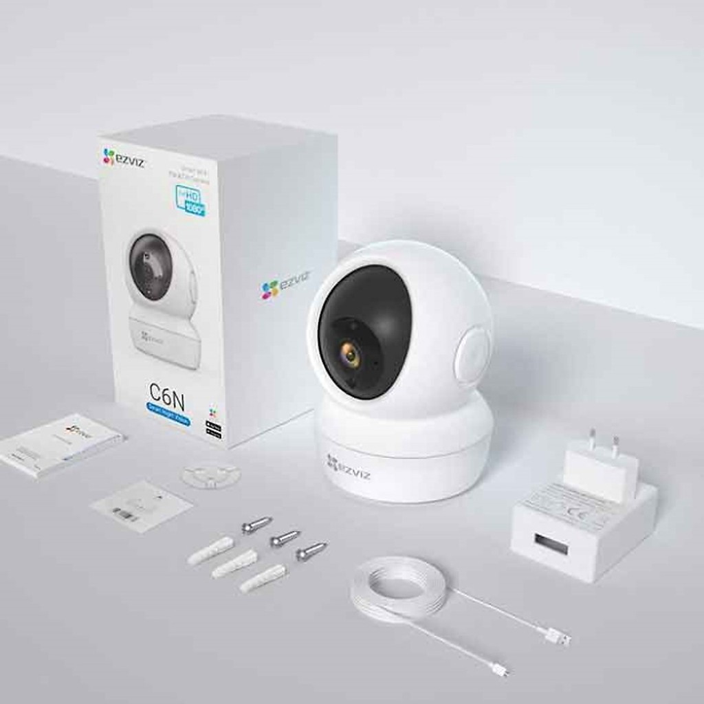 Camera wifi Ezviz C6N 2.0 Mp 1080p Xoay 355 độ - Smart IR Quan Sát Ban Đêm 10m Đàm Thoại 2 Chiều - Hàng chính hãng