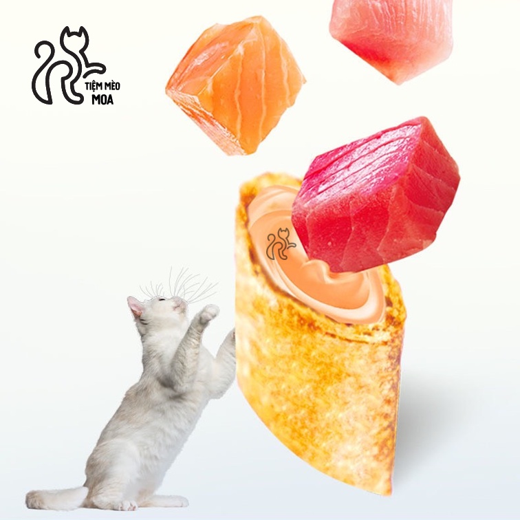 Snack cho mèo - Bánh làm sạch răng 4 hương vị - Tiệm Mèo Moa