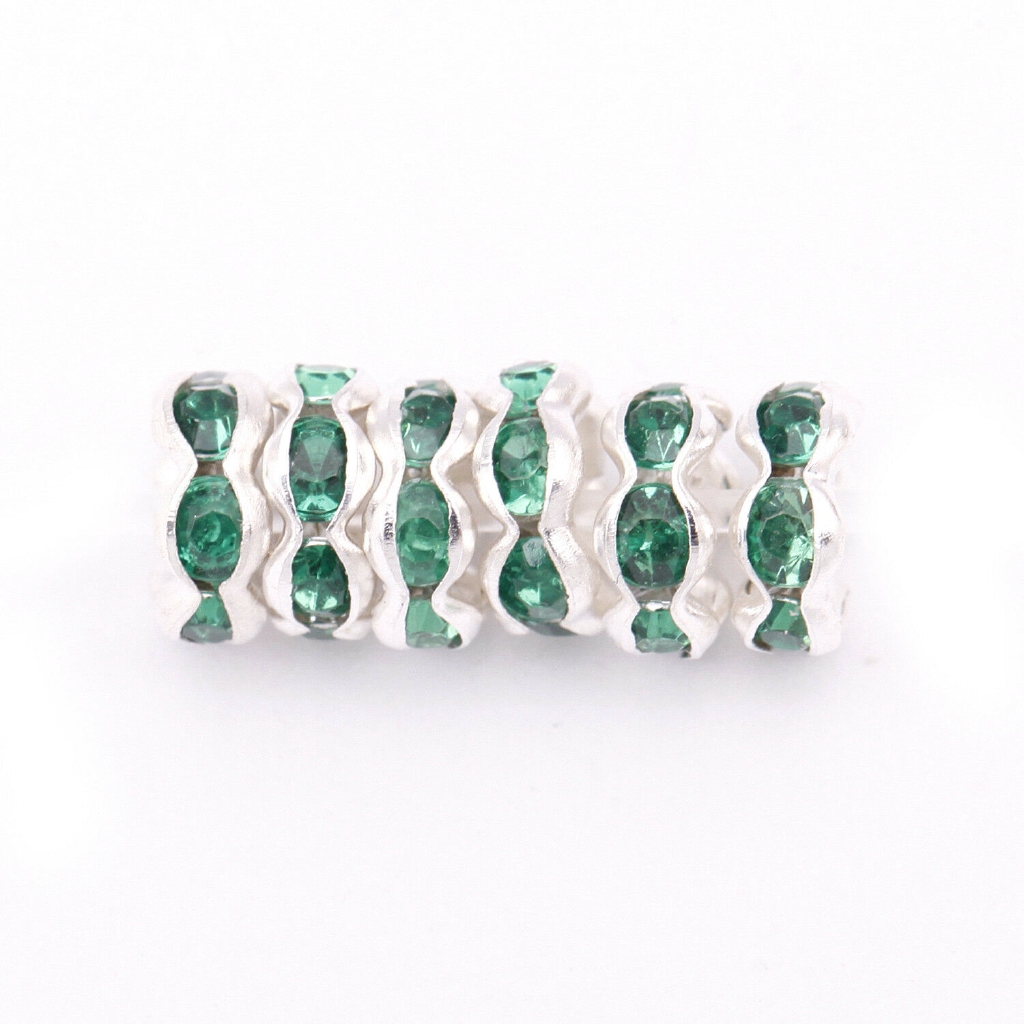 100 Hạt pha lê 6mm sang trọng tự làm trang sức