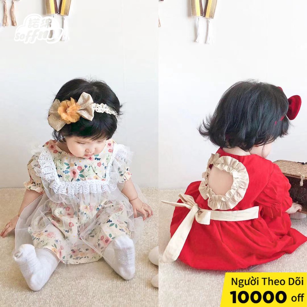 Soffny Đầm Công Chúa  Phong Cách Hàn Quốc Độc Đáo Cho Bé Gái
