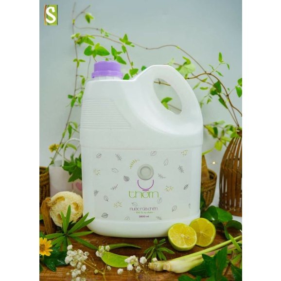 [CHÍNH HÃNG-  500ML] Nước Rửa Chén Bát Hữu Cơ 8 Thơm Sinh Dược - KHÔNG HÓA CHẤT, SẠCH, AN TOÀN, THÂN THIỆN MÔI TRƯỜNG