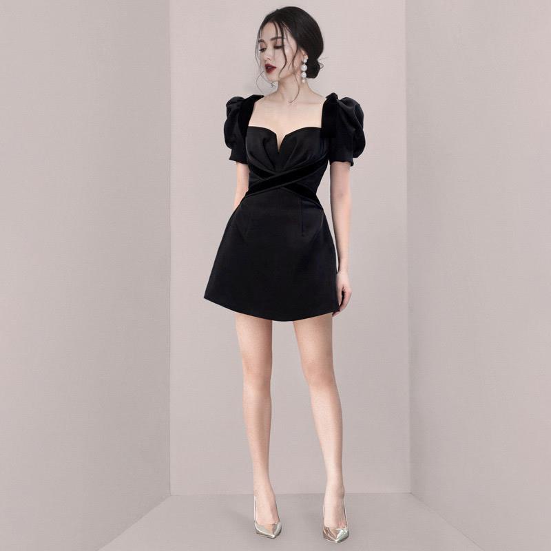Đầm Đen Nhỏ Cao Cấp Nhẹ Phong Cách Thời Trang Sang Trọng Cho Nữ | BigBuy360 - bigbuy360.vn