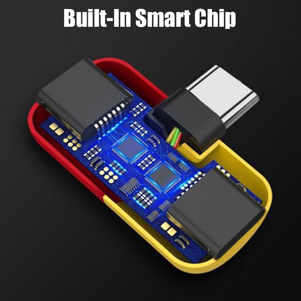 Dây cáp chia cổng sạc USB loại C và tai nghe 3.5mm 2 trong 1 tiện dụng dành cho Xiaomi Mi 8 Lite mi A2 Lite Samsung