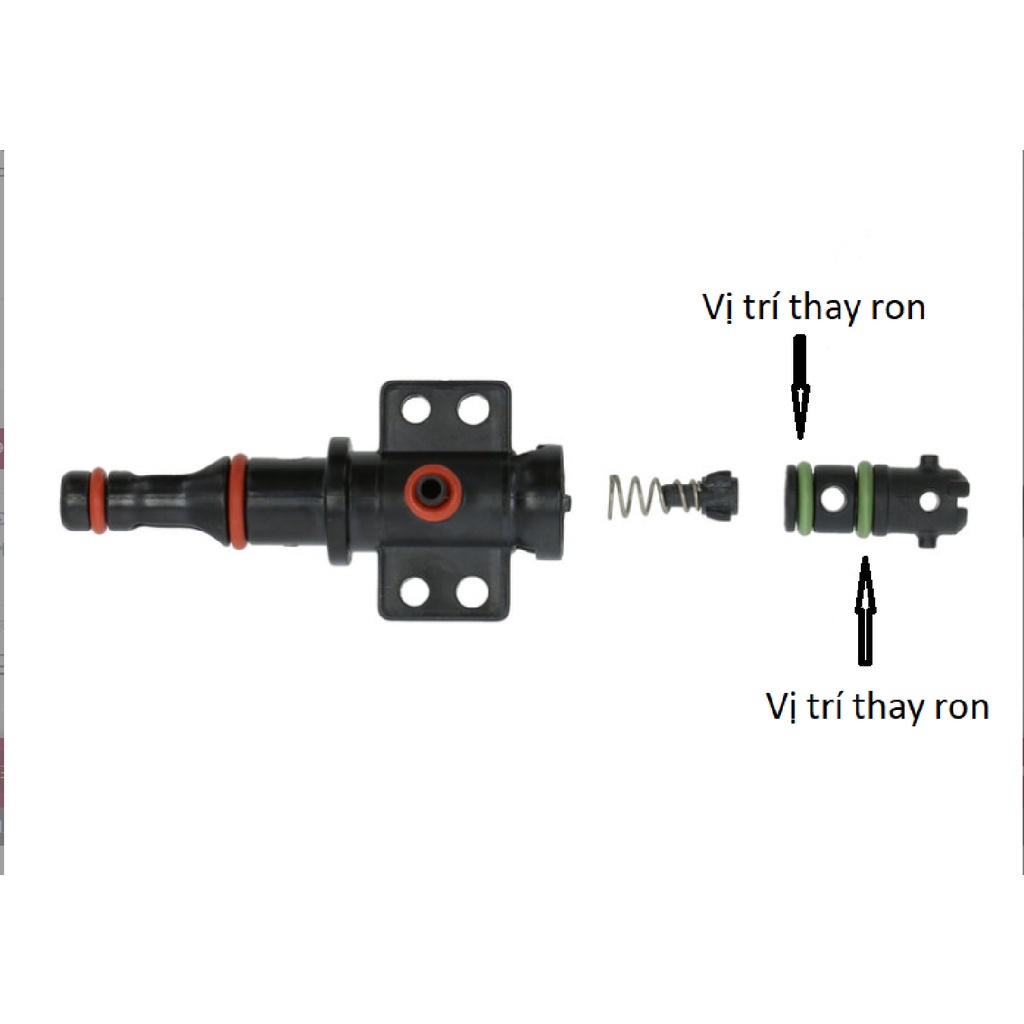 Ron chốt đầu phun máy cà phê