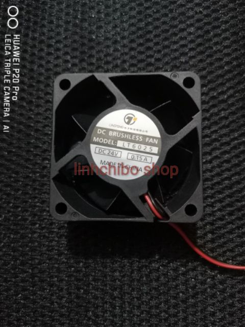 Quạt làm mát kích thước 60x60 điện áp 24vdc
