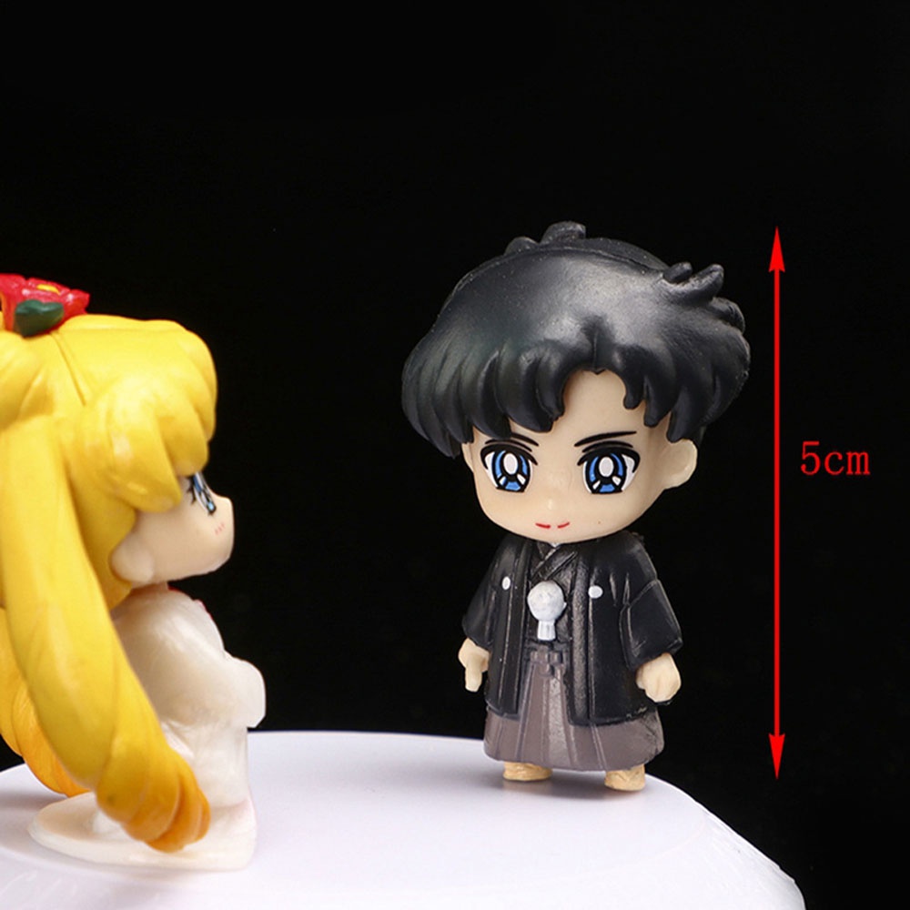 Mô Hình Nhân Vật Thủy Thủ Mặt Trăng Mặc Kimono Bằng Pvc