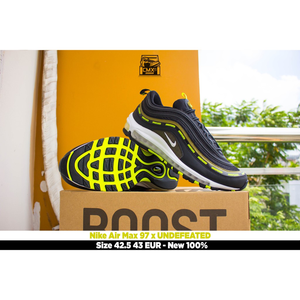 😘 [ HÀNG CHÍNH HÃNG ] Giày Nike Air Max 97 UNDEFEATED Black Volt ( DC4830-001 ) - REAL AUTHETIC 100%