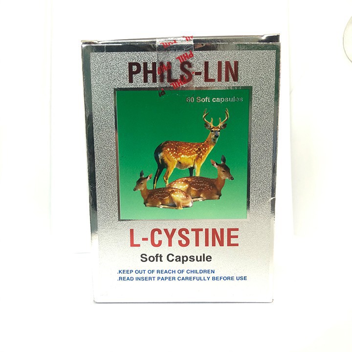 L-Cystine PhilS Lin viên uống kích thích mọc tóc ngừa gãy rụng