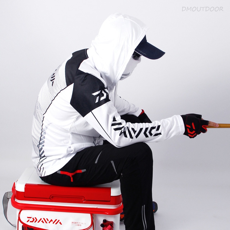DAIWA Áo Khoác Câu Cá Dài Tay Chống Tia UV Nhanh Khô Phong Cách Mới Năm 2023 Size S-6XL