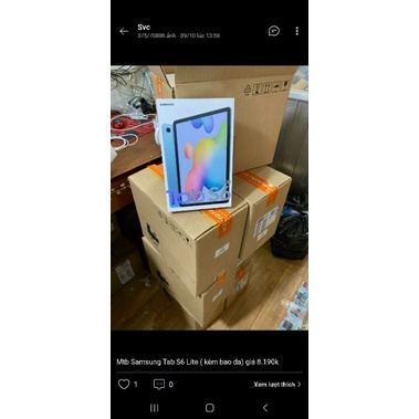 MÁY TÍNH BẢNG SAMSUNG GALAXY S6 LITE 4G FPT CÓ SIM Nguyên SEAL