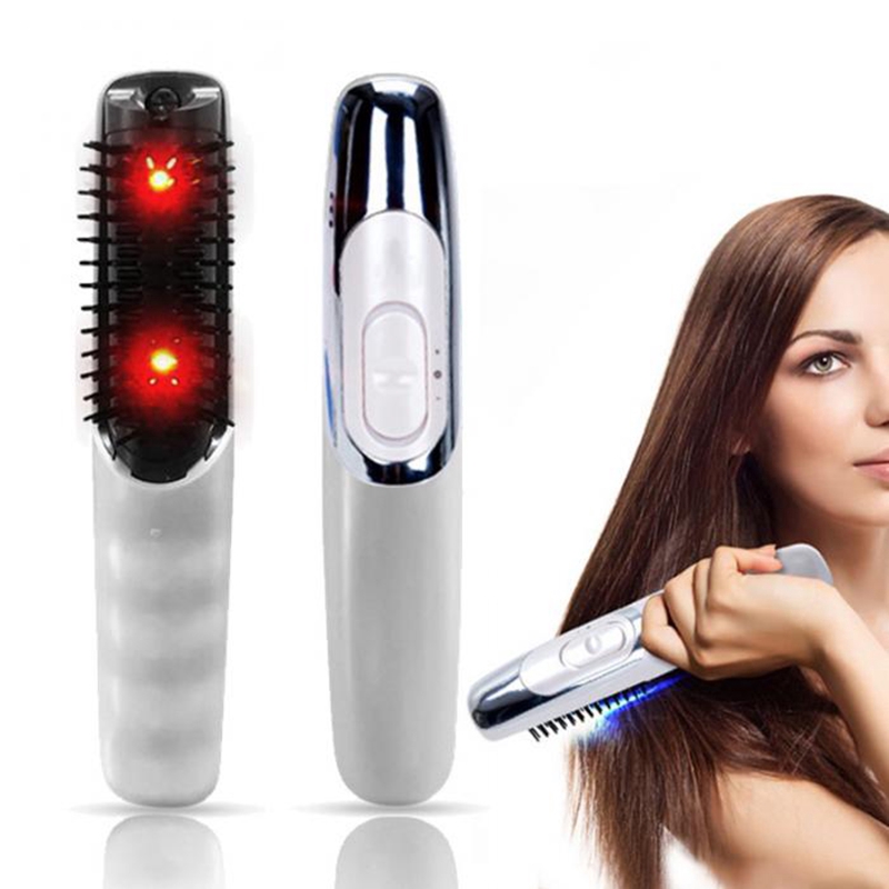 (Hàng Mới Về) Lược Laser Chải Tóc Mát Xa Kích Thích Mọc Tóc Chống Rụng