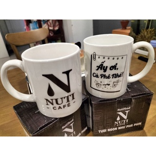Ly sứ có quai hkm Nuti cafe