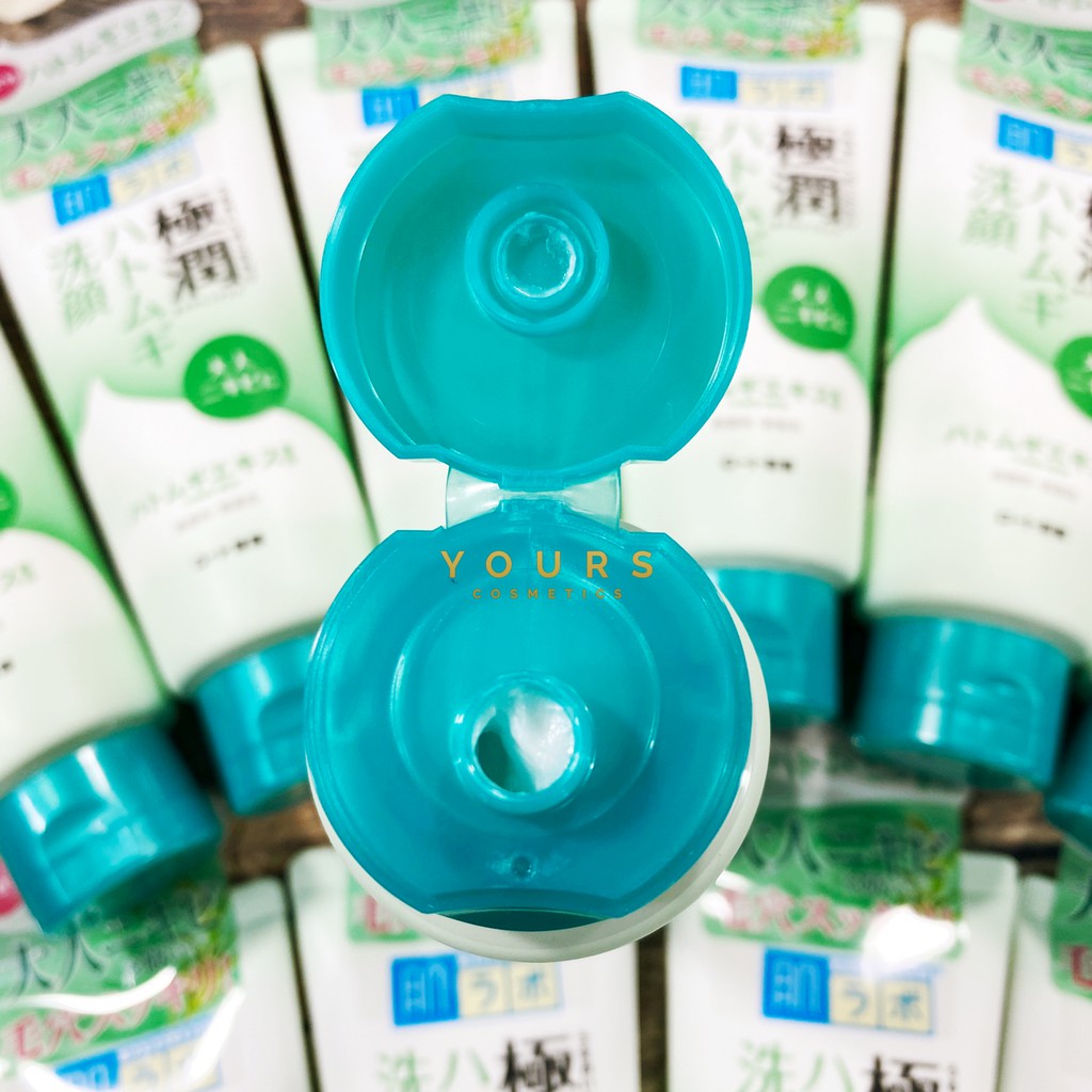 [Auth Nhật] Sữa Rửa Mặt Ngăn Ngừa Mụn Hada Labo Làm Sạch Sâu Gokujyun Face Wash Màu Xanh Dành Cho Da Dầu Mụn 100gr