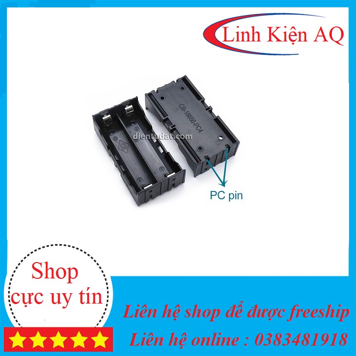 Đế Pin 18650 Đế Chân Hàn 1/2/3/4 Cell Chế Pin 2S 3S 4S