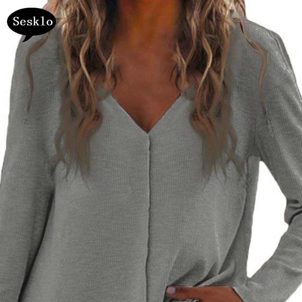 Áo sweater dệt kim màu sáng chống nhăn thời trang mùa đông cho nữ
 | BigBuy360 - bigbuy360.vn