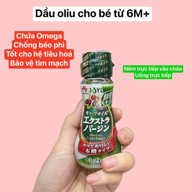 Dầu oliu ăn dặm cho bé Ajinomoto Nhật Bản- 70ml- cho bé 6m+
