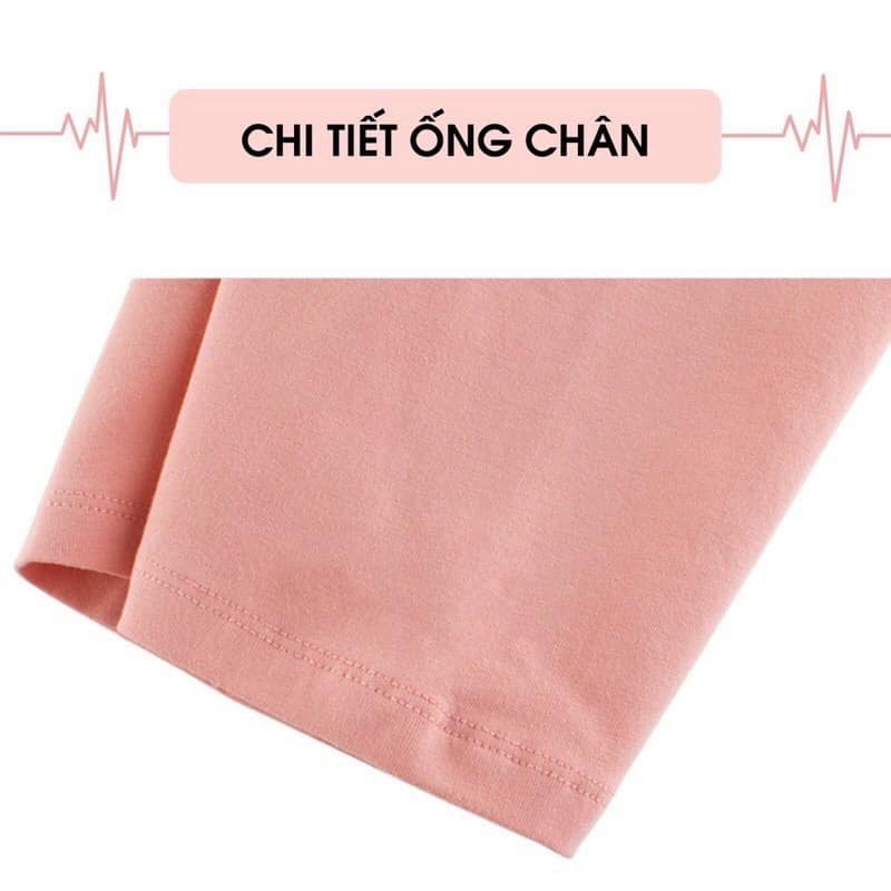 𝑭𝑹𝑬𝑬𝑺𝑯𝑰𝑷  SET 3 QUẦN LEGGING ĐÙI CHẤT COTTON CHO BÉ GÁI 8 - 22KG