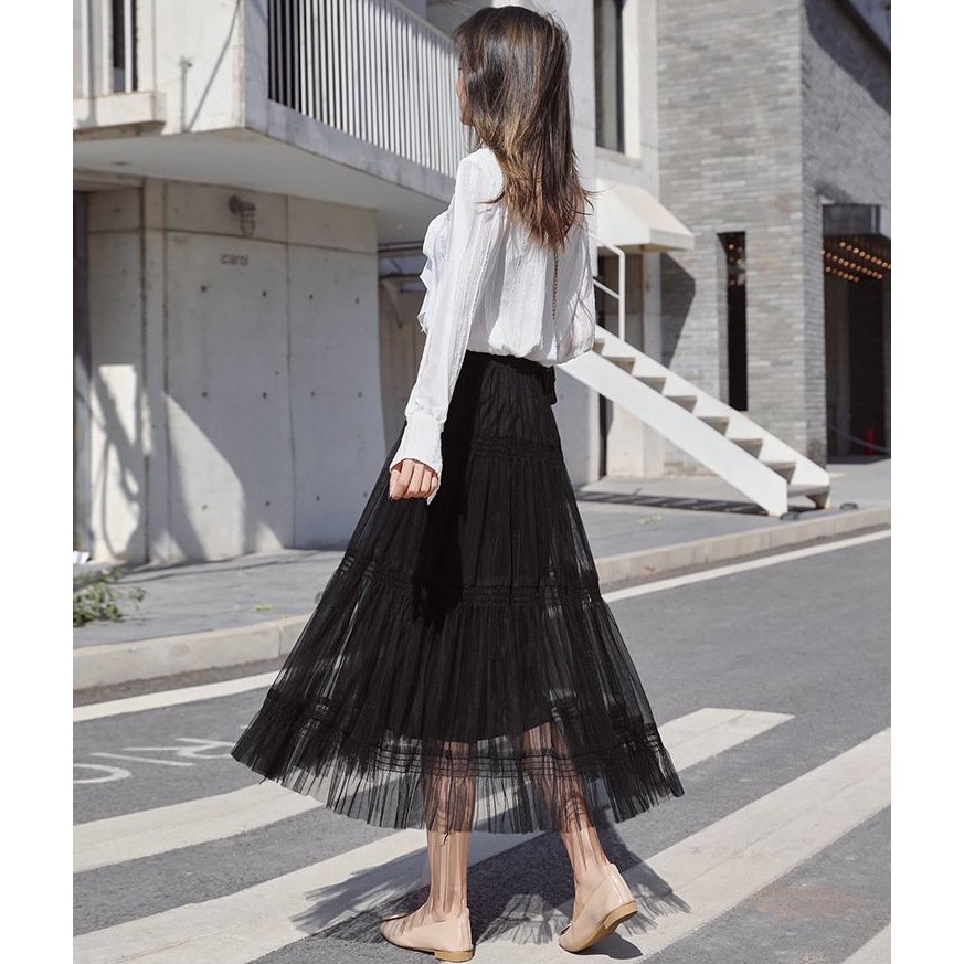 [Jamela Store] Chân váy voan ba tầng dáng dài | BigBuy360 - bigbuy360.vn