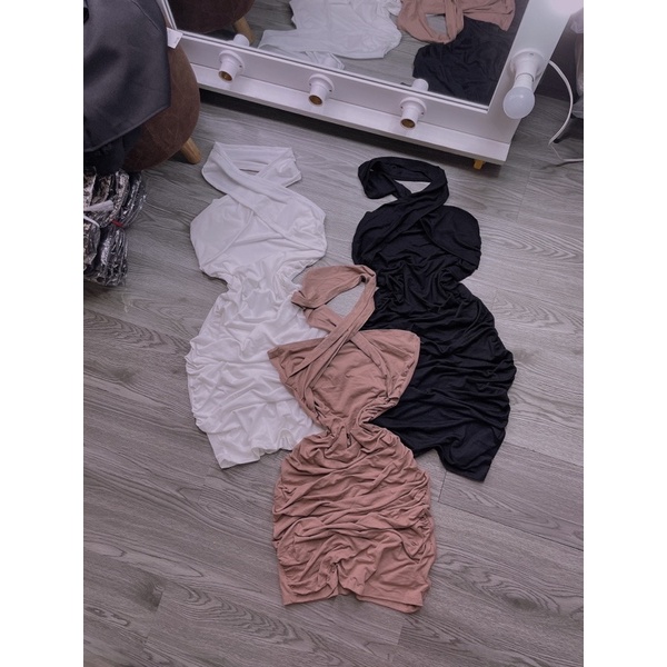 ĐẦM BODY CỔ CHÉO