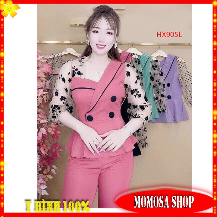 Set Đồ Bộ Nữ Thun Cát Hàn Mềm Mịn Thời Trang- MOMOSA