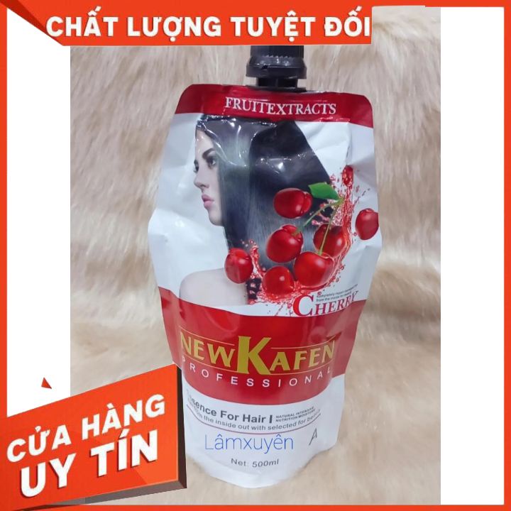 Nhuộm đen New Kafen cao cấp không dính da đầu phủ bạc 100%  lên màu đẹp , đều màu ,  giữ màu bền đẹp óng ả