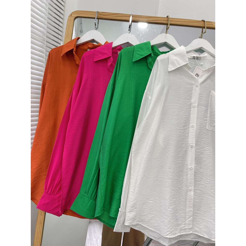 Set Bộ Đũi Áo Sơ Mi Tay Dài + Quần Short Lapi VN, Chất Liệu Thoáng Mát Mặc Hè, Full Màu, Kèm Ảnh Thật