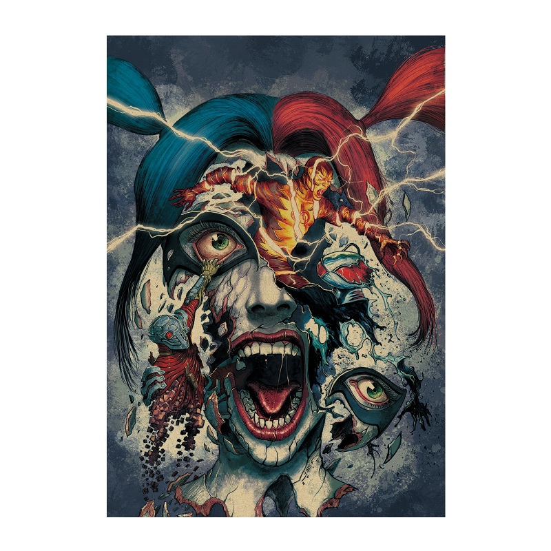 Tranh Giấy Kraft Treo Tường Trang Trí Kích Thước 51x36cm Zsxd 14/H1403