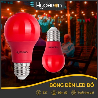 Bóng đèn led Hyderson E27 3W 6W màu đỏ gắn đèn lồng trang trí cho lễ hội