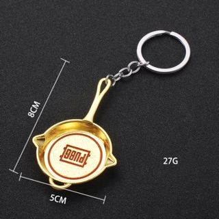 Móc Khóa Game PUBG - Chảo Target Vàng