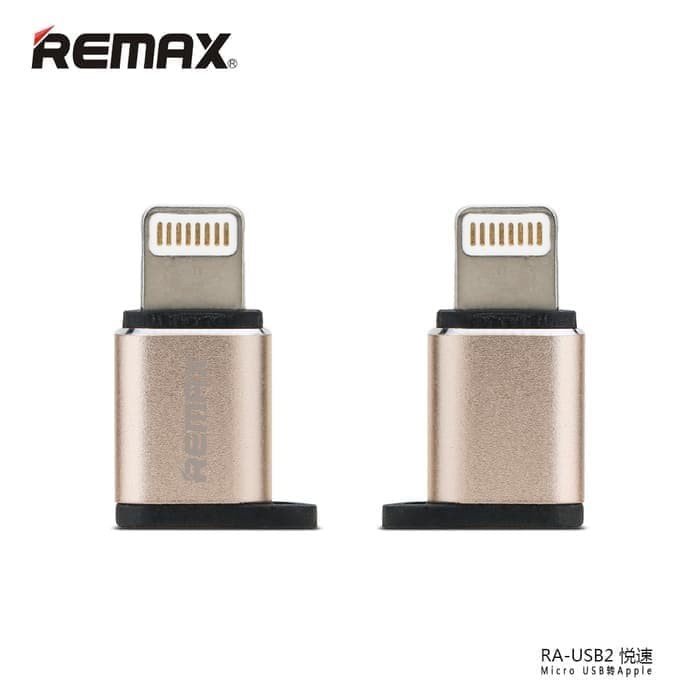 Remax Đầu Chuyển Đổi Ra-usb2 Otg Micro Usb Sang Apple Lightning