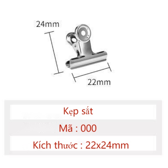 Kẹp sắt kẹp vải kẹp giấy cao cấp
