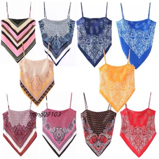 Áo yếm thổ cẩm cột nơ lưng (ảnh mẫu ảnh thật)