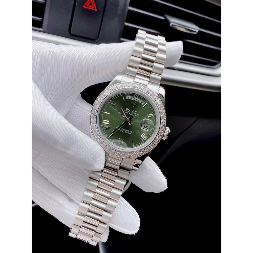 Đồng hồ ROLEX nam chính hãng, đồng hồ đeo tay nam authentic full box viền xoàn, kính Sapphire siêu cao cấp, sang chảnh