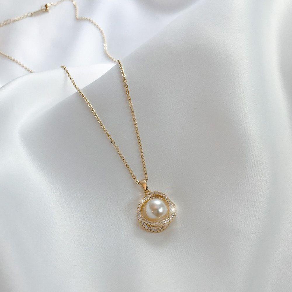 Vòng cổ Hợp Kim Thiết Kế Sang Trọng Ngọt Ngào Cho Nữ