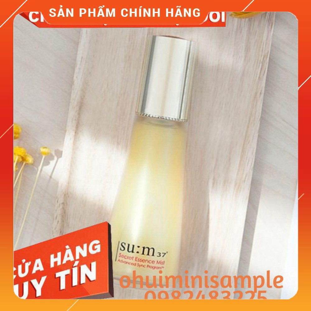 [Chính hãng] Xịt khoáng nước thần hồi sinh làn da trẻ đẹp su:m37 secret essence mist 60ml