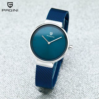 Đồng hồ nữ thời trang cá tính PAGINI PA5233 dây kim loại TITANIUM cao cấp