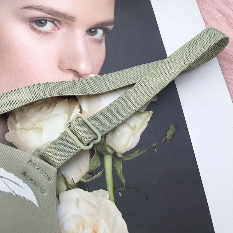 [HOT 2021 Áo lót nữ, Áo ngực trơn cài trước có đệm, không gọng , áo nâng ngực Cao cấp -Quả Chéo, Họa Tiết Hình Lá | BigBuy360 - bigbuy360.vn