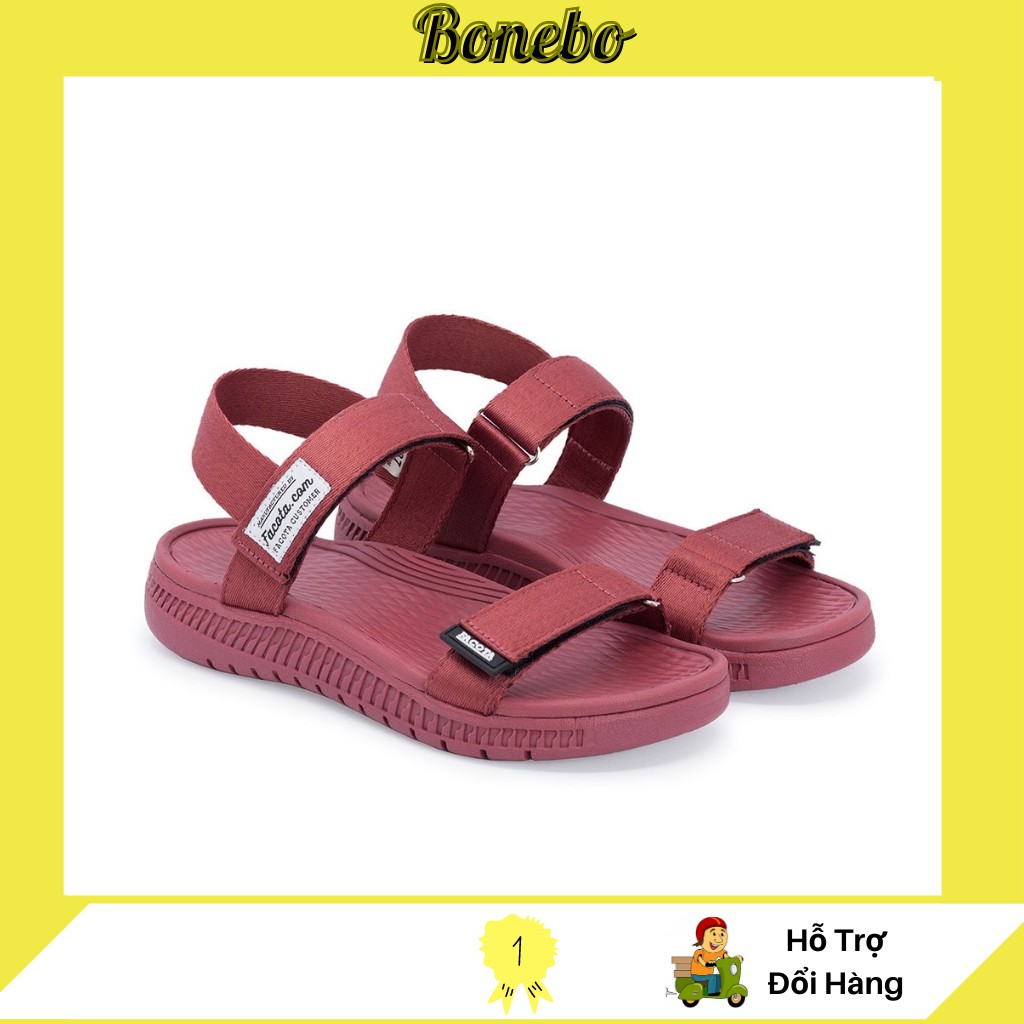 [Mã FASHIONT4WA2 giảm 10k đơn từ 50k] Giày Sandal Nữ Đi Học Quai Ngang Cao Cấp Facota SDN02