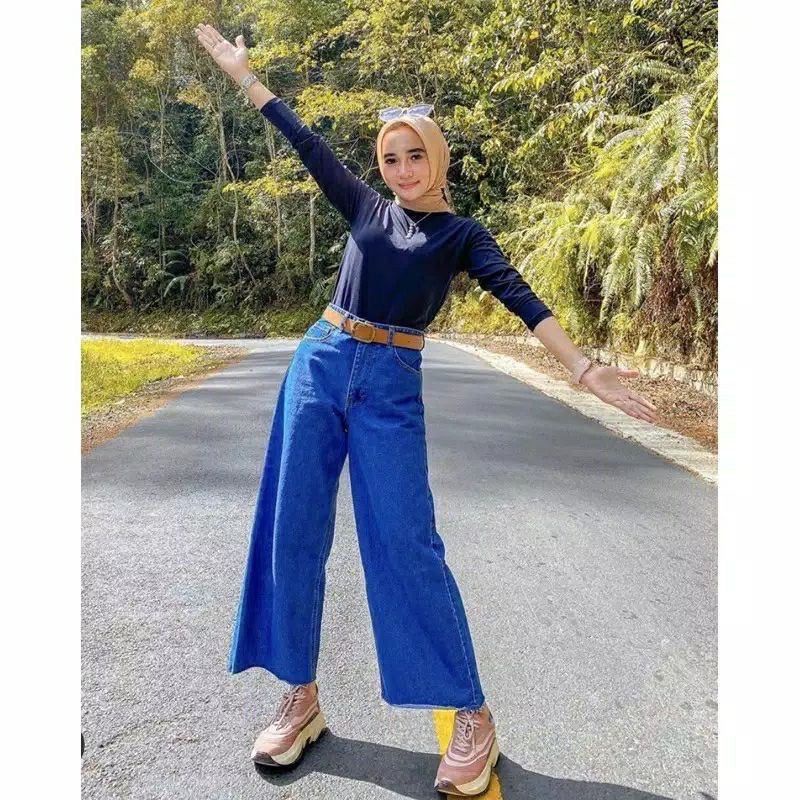 (Big SIZE) Quần Jeans Rawis Culottes cho nữ cỡ 27-34