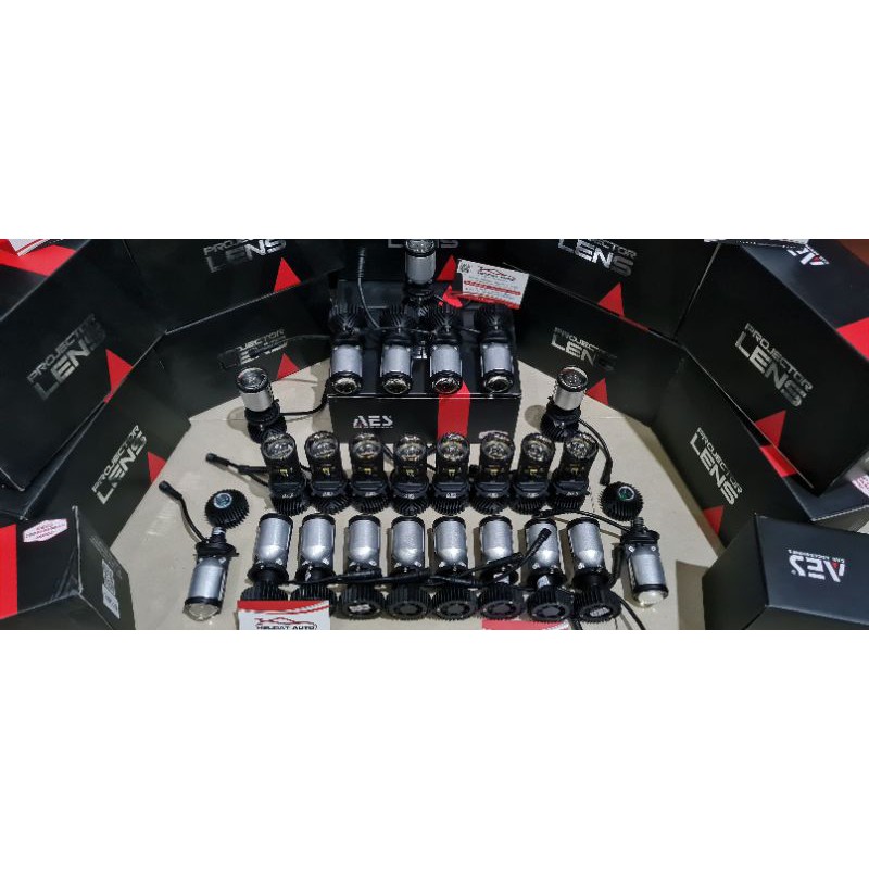 Bi LED mini H4 AES 54W - ZL 2021(Hàng chính hãng loại 1)