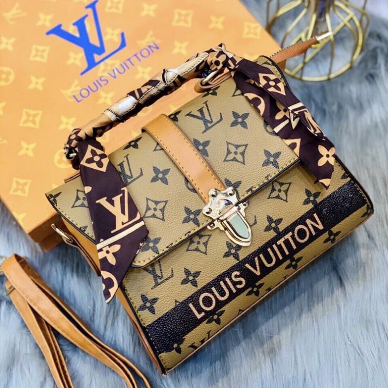 Túi Xách Nữ Quai Sách LV Khoá Xập Da Mềm Cao Cấp Rẻ Đẹp - A&ESHOP 876978