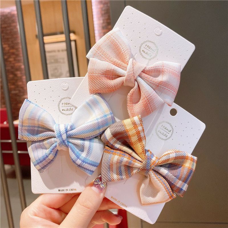 Kẹp Tóc Nơ Xinh Xắn Phong Cách Hàn Quốc