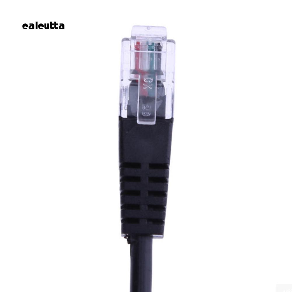 Dây Cáp Chuyển Đổi Tai Nghe Điện Thoại 3.5mm OMTP 20Cm Sang 4P4C RJ9 / RJ10