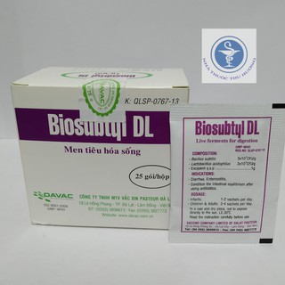 Men tiêu hoá Biosubtyl DL hộp 25 gói