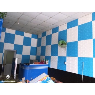 Xốp dán tường giả gạch 3D