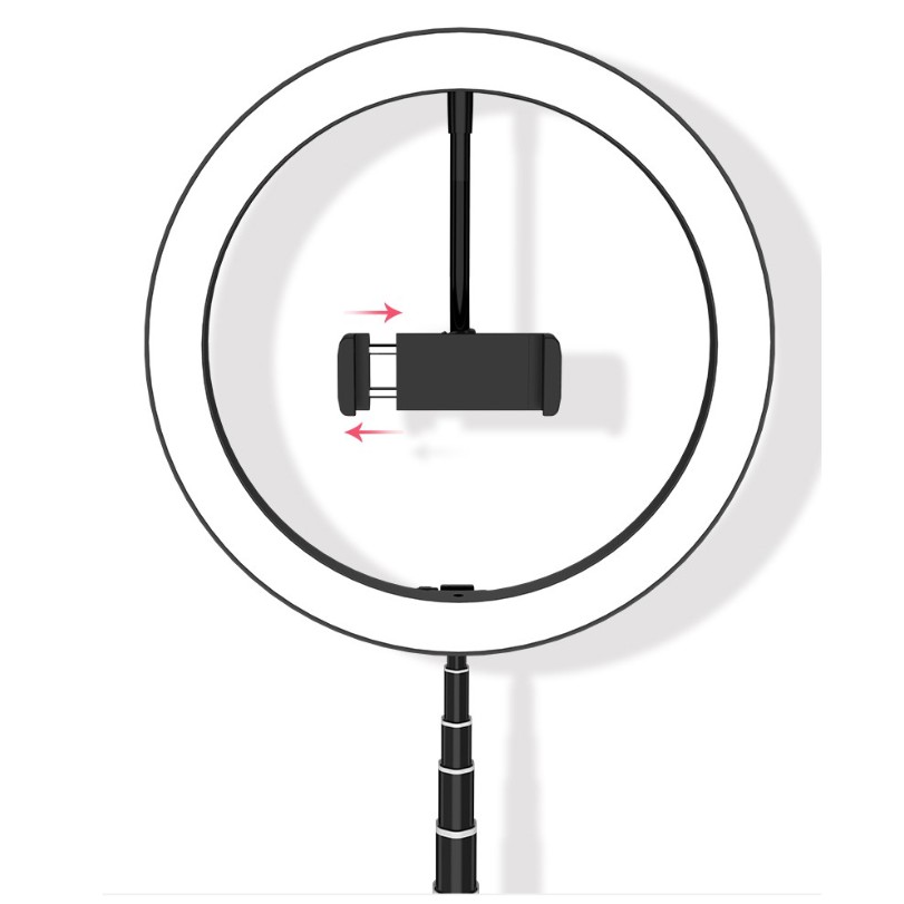Đèn Livestream Size 26cm, Giá Đỡ Điện Thoại Live Stream, Bán Hàng Online, Make Up, Chụp Ảnh Studio, Gấp Gọn Thu Nhỏ