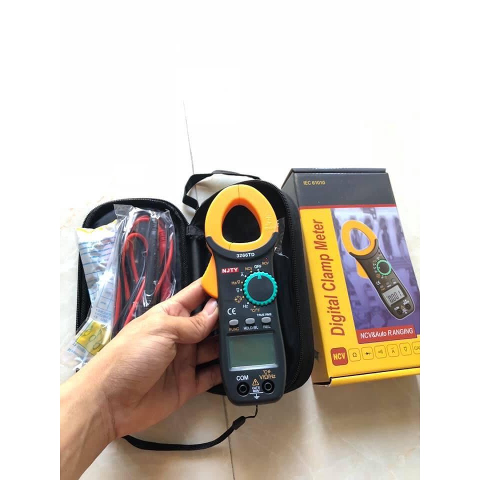 Kẹp Dòng NJTY 3266TD Đo Tụ,Tần Số, Nhiệt Độ,Điện áp, Nhiệt độ,.. Rất Chính Xác Và Thông Dụng Nhất Hiện Nay ..