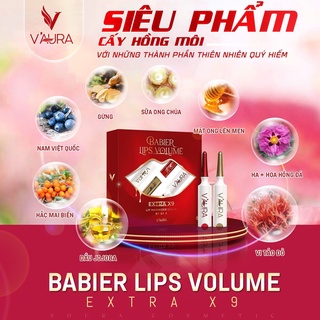 Giao Hỏa Tốc -Tinh Chất Cấy Môi Vaura Babier Lips Volume (Tặng Dưỡng Môi) ,mờ thâm làm hồng môi Mẫu Mới