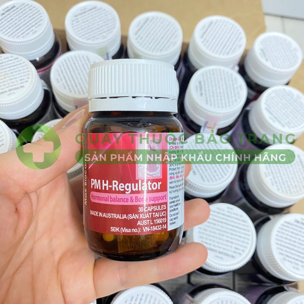 PM H-Regulator giúp tăng cường nội tiết tố nữ - Hộp 30 viên của Úc